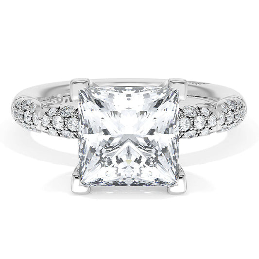 Princess Bloom Engagement Ring