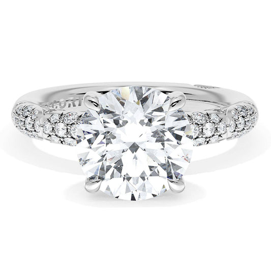 Round Bloom Engagement Ring