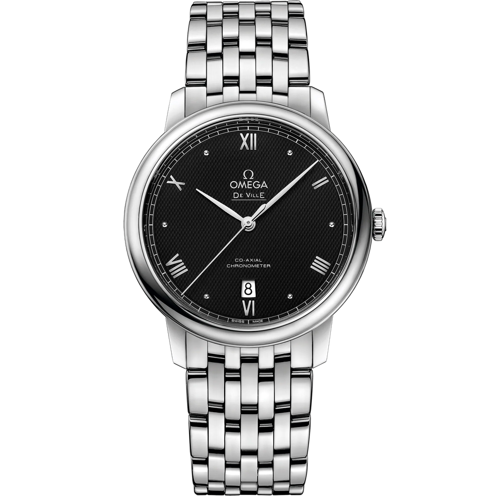 DE VILLE PRESTIGE 39.5 MM, STEEL ON STEEL