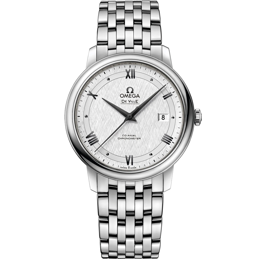 DE VILLE PRESTIGE 39.5 MM, STEEL ON STEEL