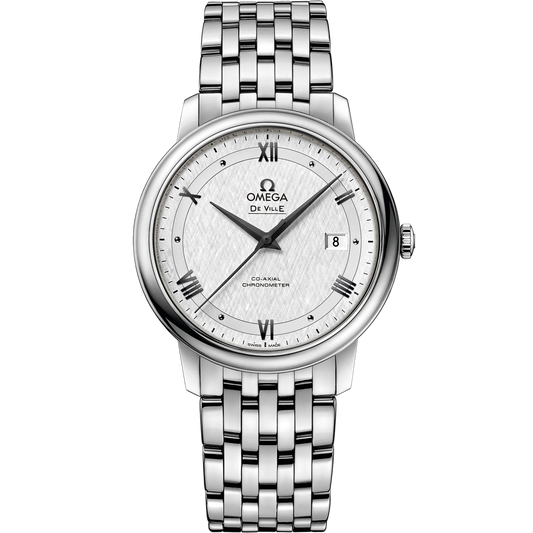DE VILLE PRESTIGE 39.5 MM, STEEL ON STEEL