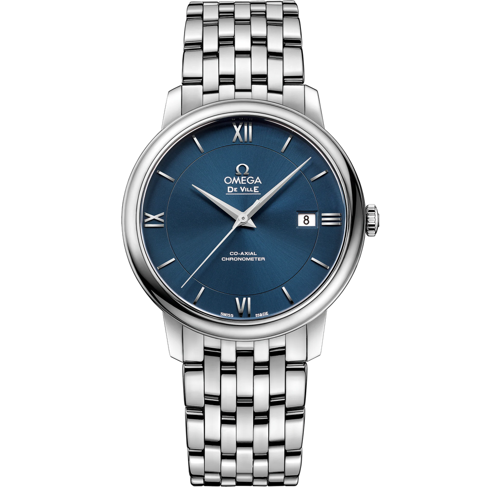 DE VILLE PRESTIGE 39.5 MM, STEEL ON STEEL