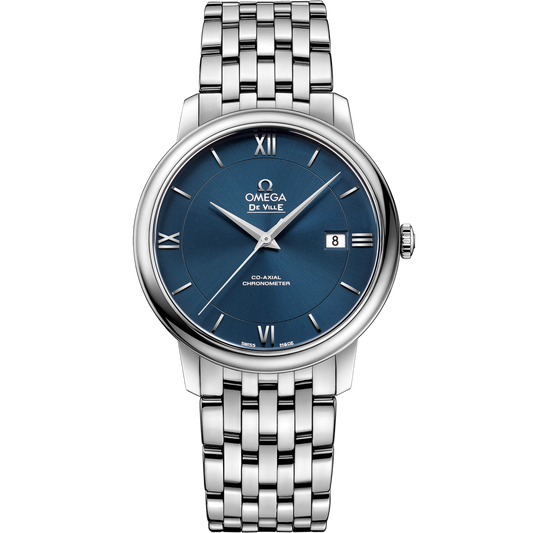 DE VILLE PRESTIGE 39.5 MM, STEEL ON STEEL