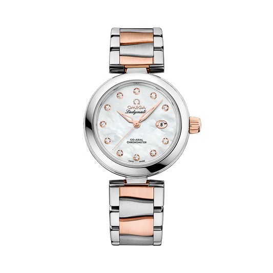 DE VILLE LADYMATIC 34 MM, STEEL - SEDNA™ GOLD ON STEEL - SEDNA™ GOLD