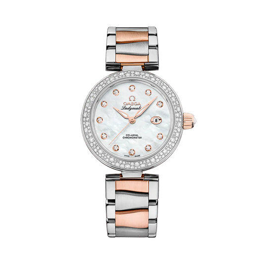 DE VILLE LADYMATIC 34 MM, STEEL - SEDNA™ GOLD ON STEEL - SEDNA™ GOLD