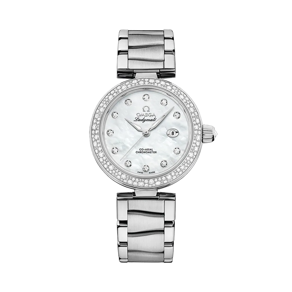DE VILLE LADYMATIC 34 MM, STEEL ON STEEL