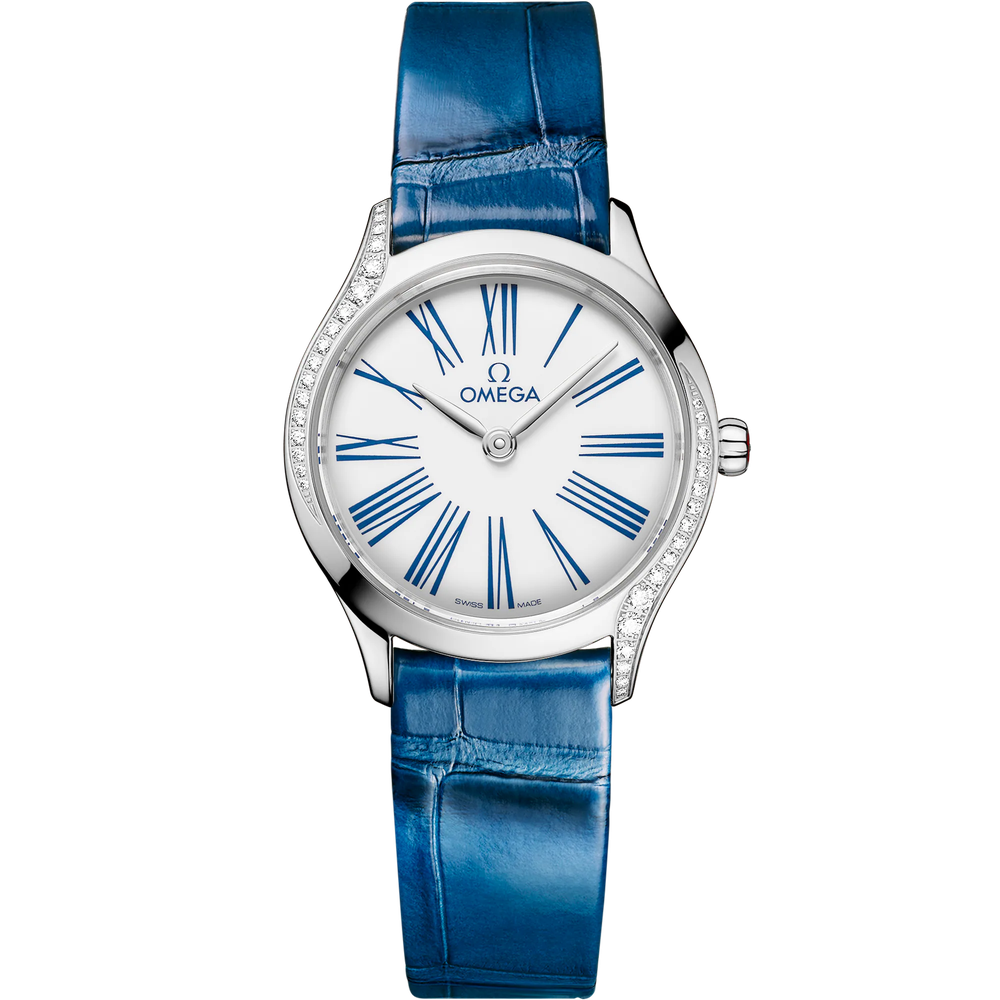 OMEGA de Ville Mini Trésor Steel Diamonds Watch 428.18.26.60.04.002