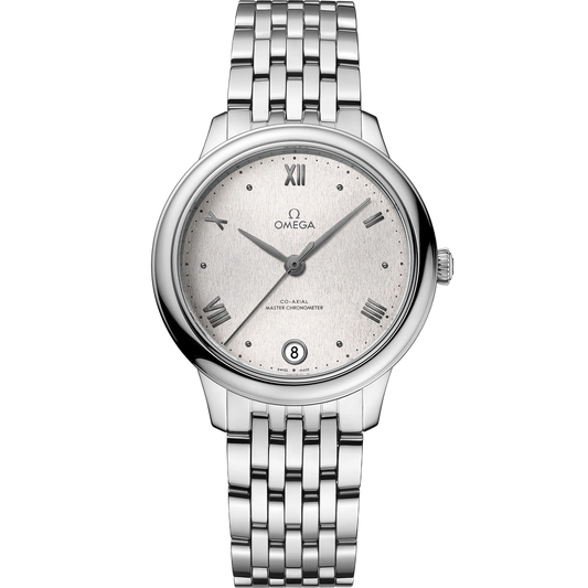 DE VILLE PRESTIGE 34 MM, STEEL ON STEEL