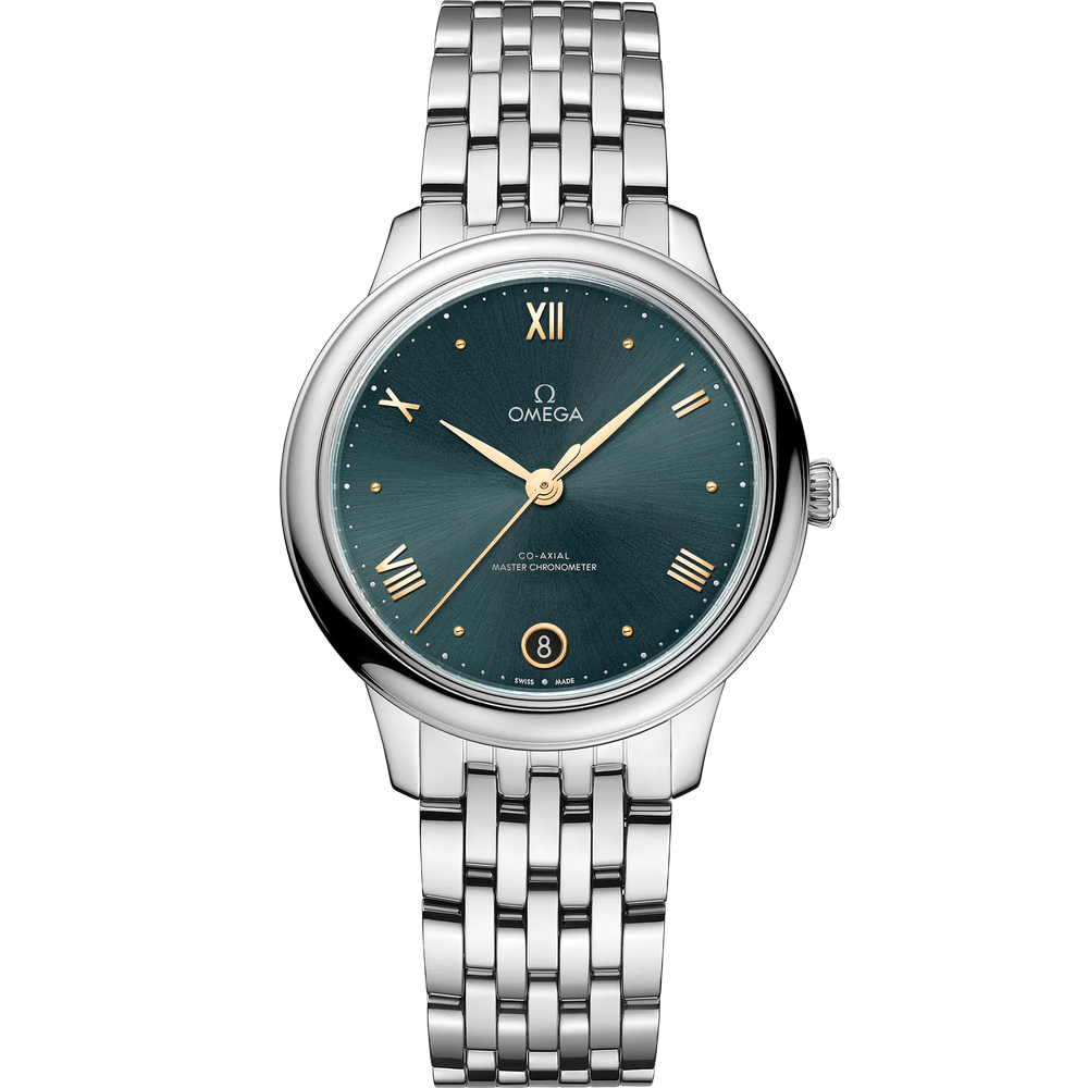 DE VILLE PRESTIGE 34 MM, STEEL ON STEEL