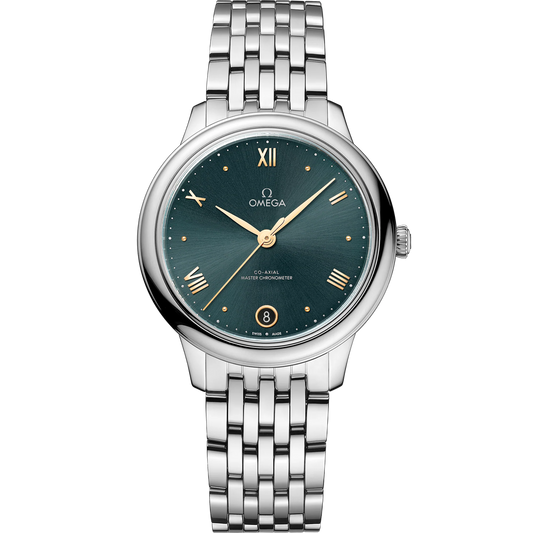 DE VILLE PRESTIGE 34 MM, STEEL ON STEEL