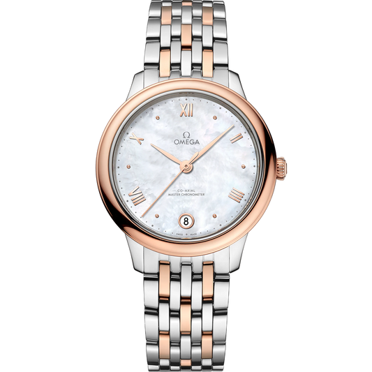 DE VILLE PRESTIGE 34 MM, STEEL - SEDNA™ GOLD ON STEEL - SEDNA™ GOLD