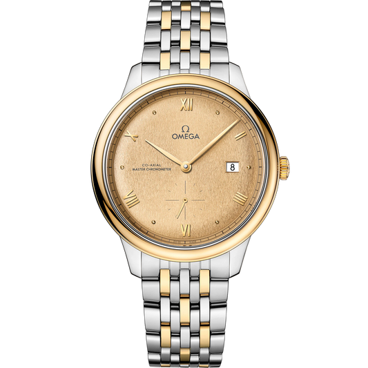 DE VILLE PRESTIGE 41 MM, STEEL - YELLOW GOLD ON STEEL - YELLOW GOLD