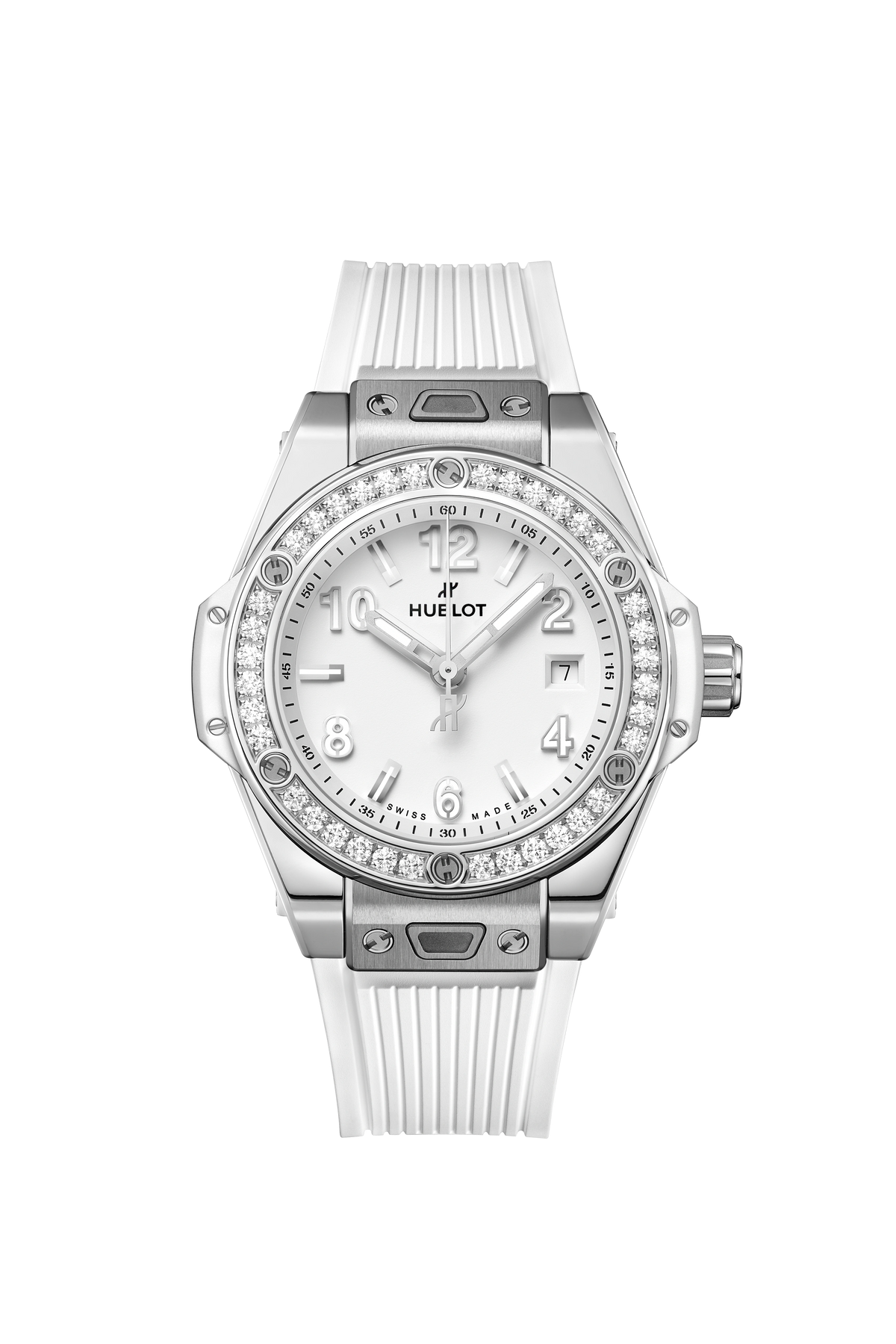 Big Bang One Click Steel White Diamonds 33 mm
