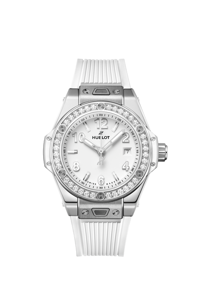 Big Bang One Click Steel White Diamonds 33 mm