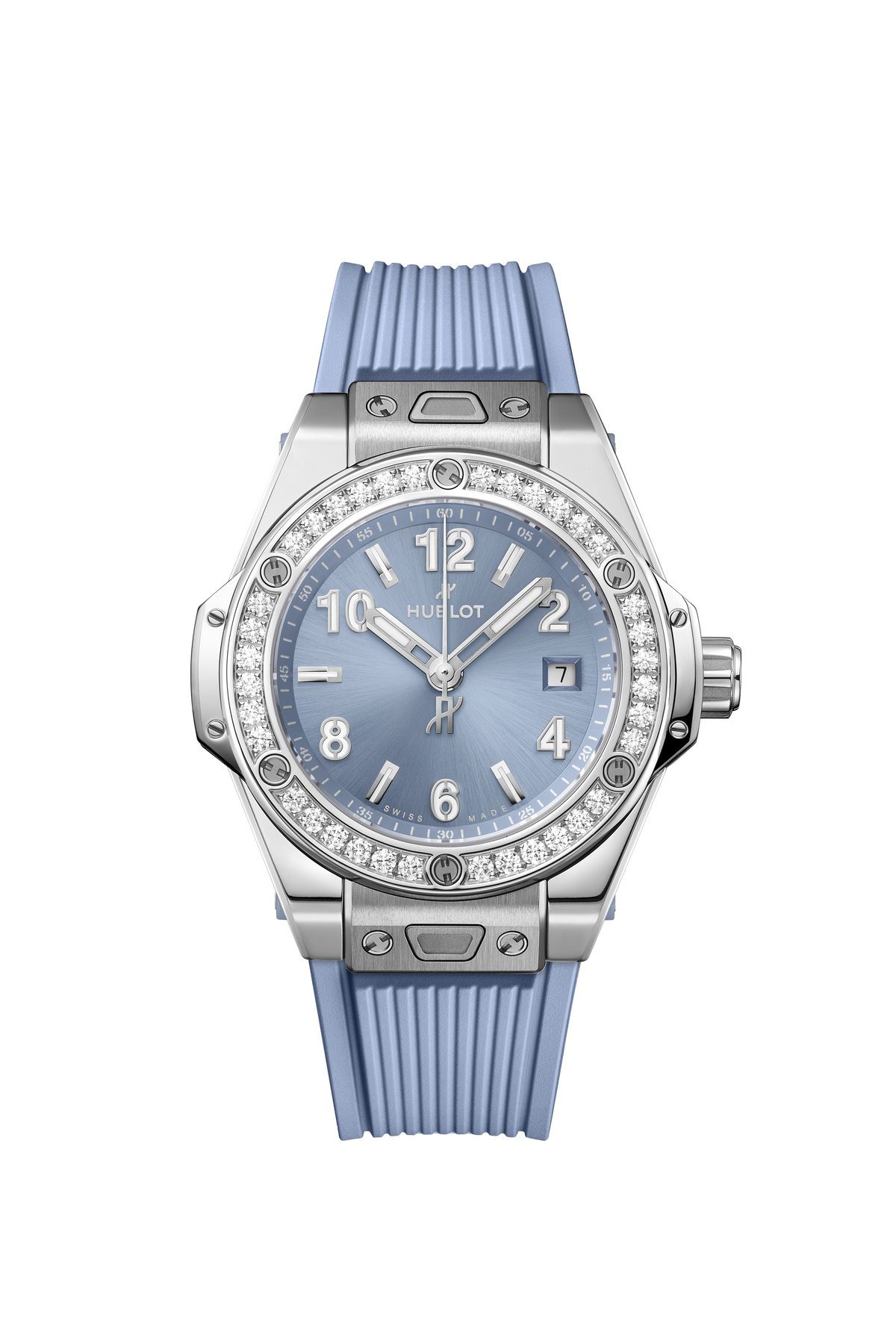 Big Bang One Click Steel Coal Blue Diamonds 33 mm