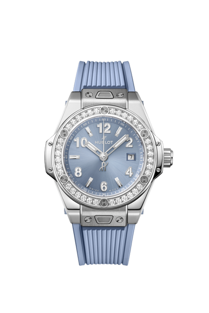 Big Bang One Click Steel Coal Blue Diamonds 33 mm