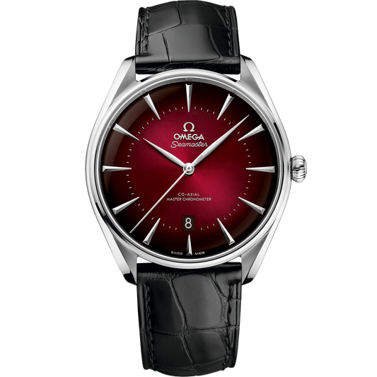 SEAMASTER BOUTIQUE EDITIONS 39.5 MM, STEEL ON LEATHER STRAP