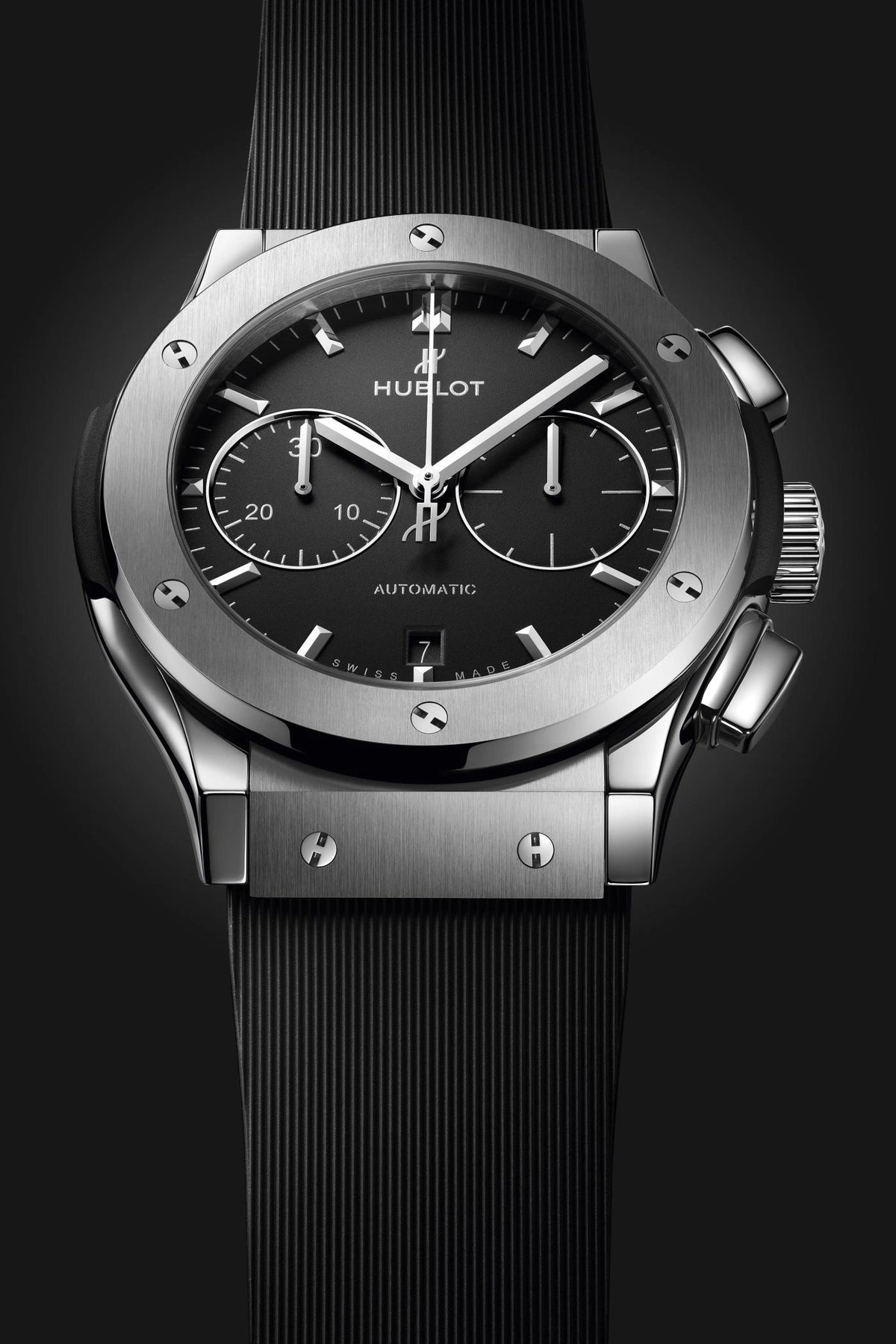 Classic Fusion Chronograph Titanium on Rubber 45 mm