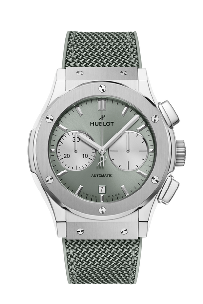 Classic Fusion Chronograph Titanium Sage Green 45 mm