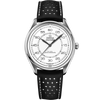 SEAMASTER OLYMPIC OFFICIAL TIMEKEEPER 39.5 MM, STEEL ON LEATHER STRAP