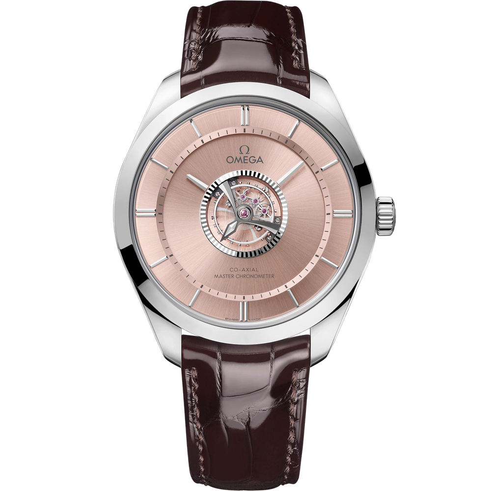DE VILLE TOURBILLON 43 MM, CANOPUS GOLD™ ON LEATHER STRAP