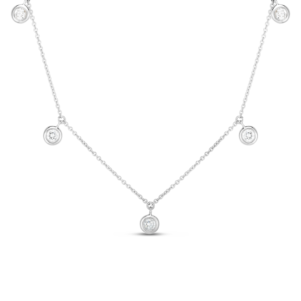 Diamonds By The Inch Dangling Five Station Necklace