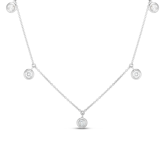 Diamonds By The Inch Dangling Five Station Necklace