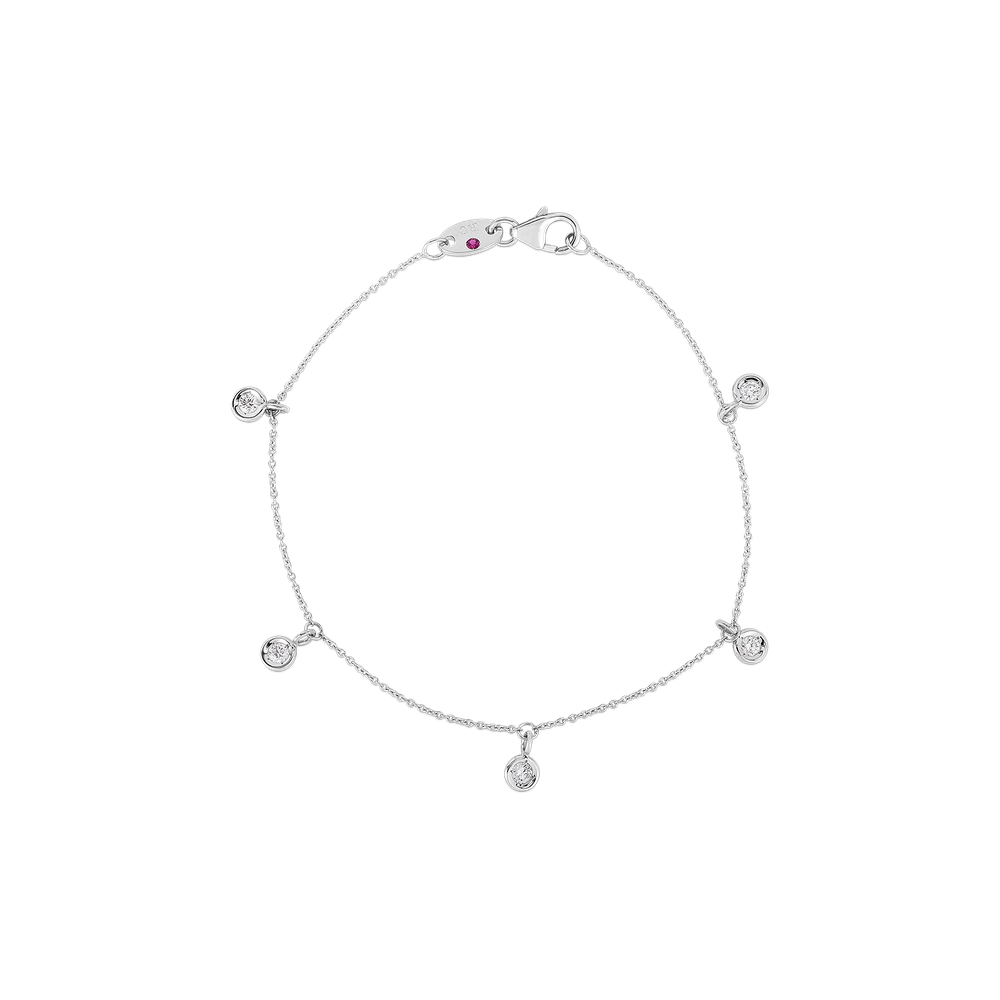 Diamonds By The Inch Dangling 5 Station Bracelet