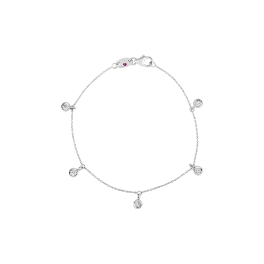 Diamonds By The Inch Dangling 5 Station Bracelet