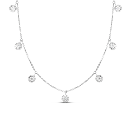Diamonds By The Inch Dangling Seven Station Necklace