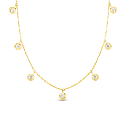 Diamonds By The Inch Dangling Seven Station Necklace