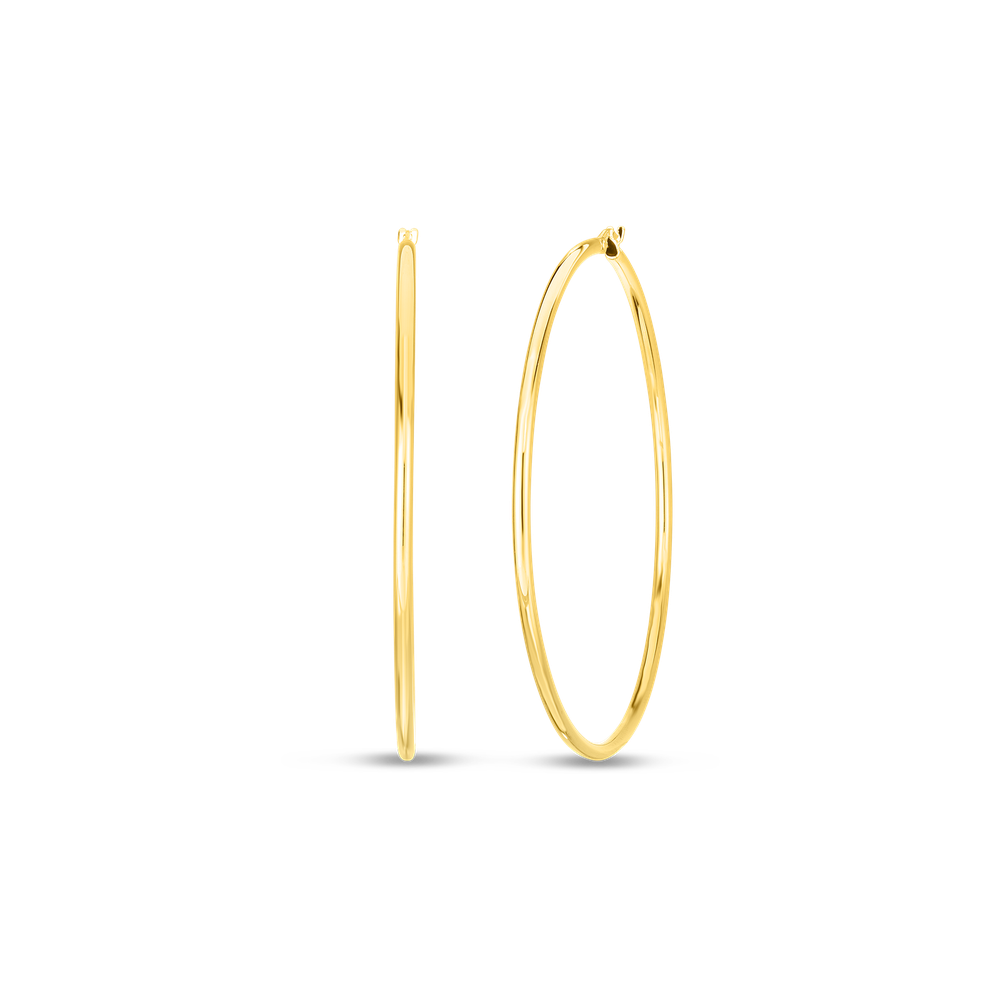 Designer Gold The Perfect Hoop® Extra Large Earrings