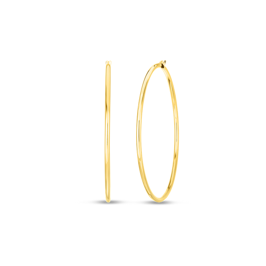 Designer Gold The Perfect Hoop® Extra Large Earrings