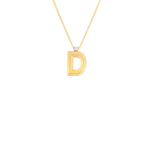 Princess Block Letter Necklace