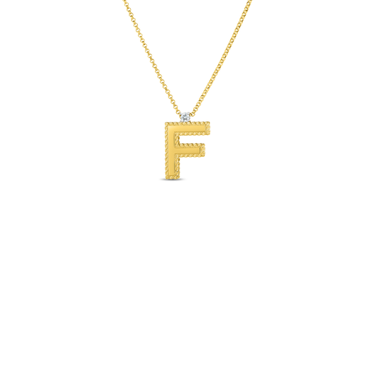 Princess Block Letter Necklace