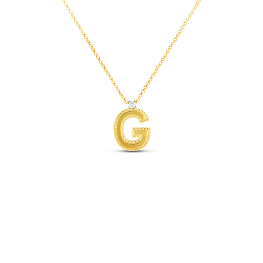Princess Block Letter Necklace