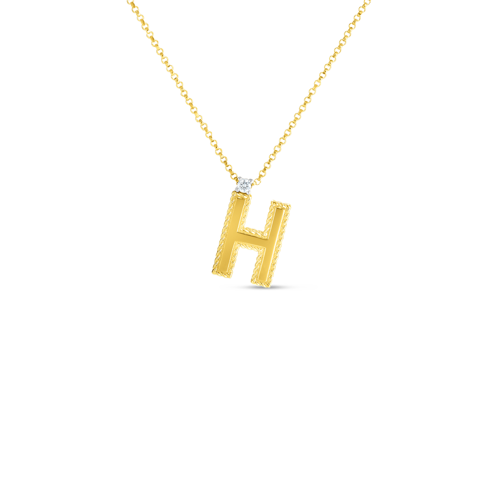 Princess Block Letter Necklace