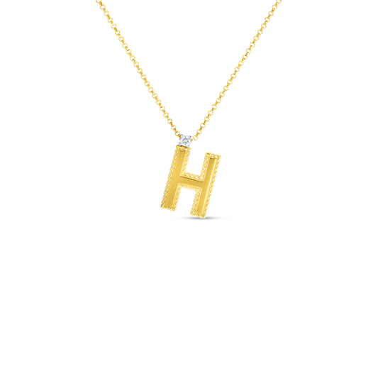 Princess Block Letter Necklace