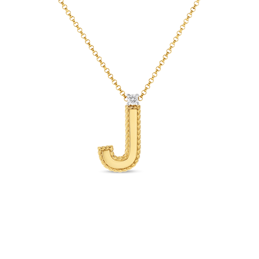 Princess Block Letter Necklace