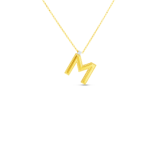 Princess Block Letter Necklace