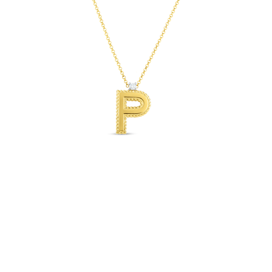 Princess Block Letter Necklace