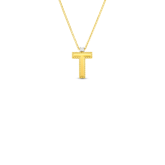 Princess Block Letter Necklace