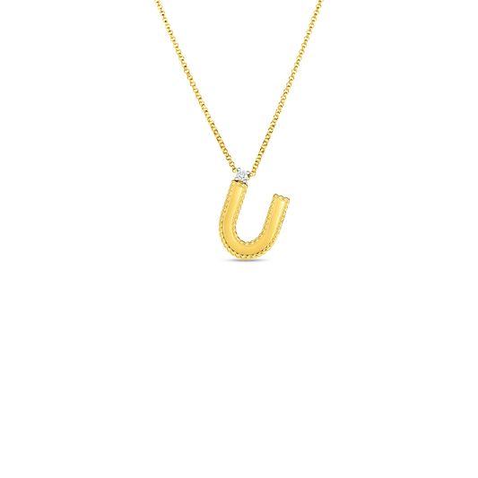 Princess Block Letter Necklace