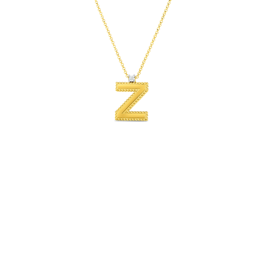 Princess Block Letter Necklace