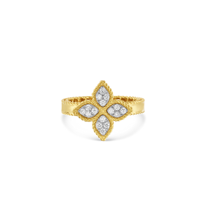 Princess Flower Medium Diamond Ring