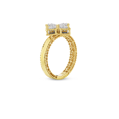 Princess Flower Medium Diamond Ring