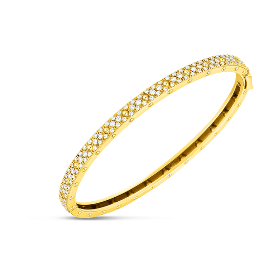 Pois Mois Pave Oval Bangle