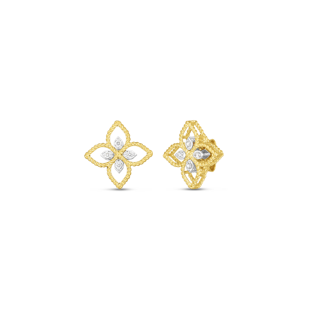 Principessa Small Diamond Stud Earrings