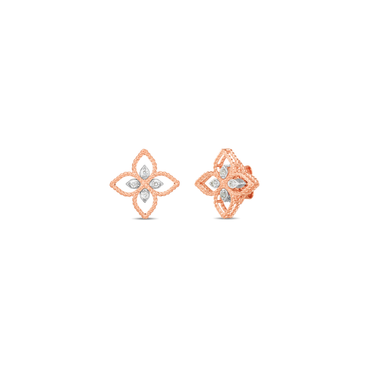 Principessa Small Diamond Stud Earrings