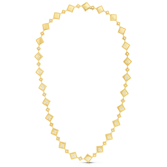 Palazzo Ducale Diamond Accent Satin Collar